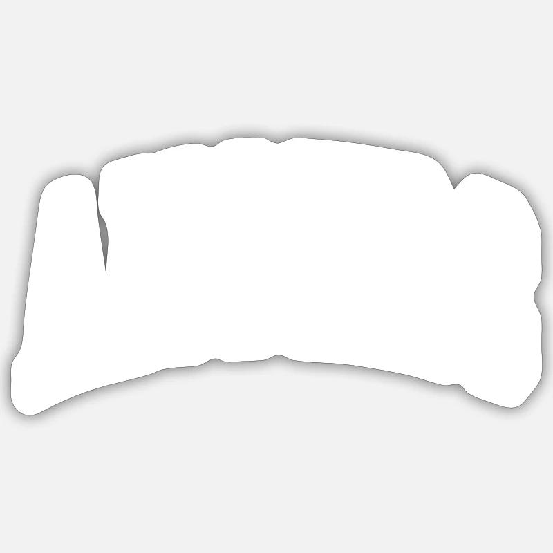Angers - Sticker Größe S (10 x 10 cm) - Mattweiß