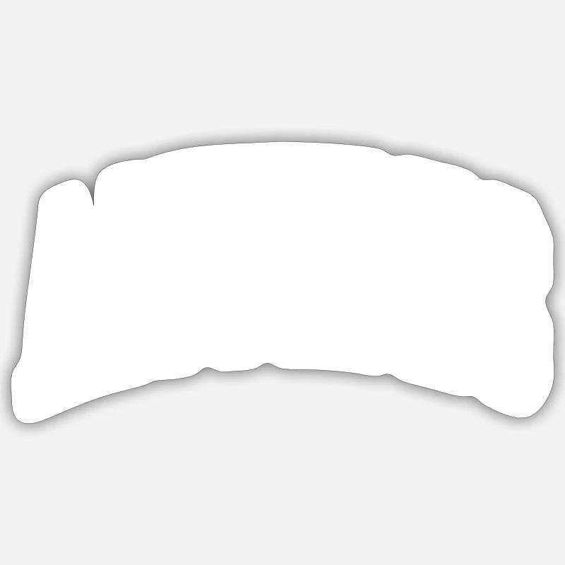 Antibes - Sticker taille S (10 x 10 cm) - blanc mat