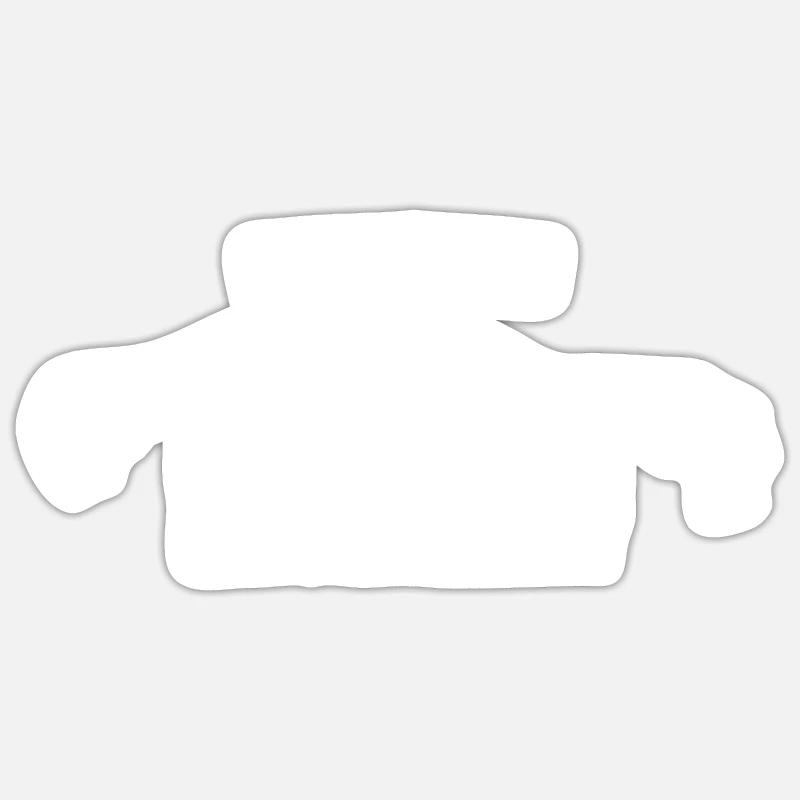 CHALLENGER DÄMON SLOGAN Sticker Größe S (10 x 10 cm)