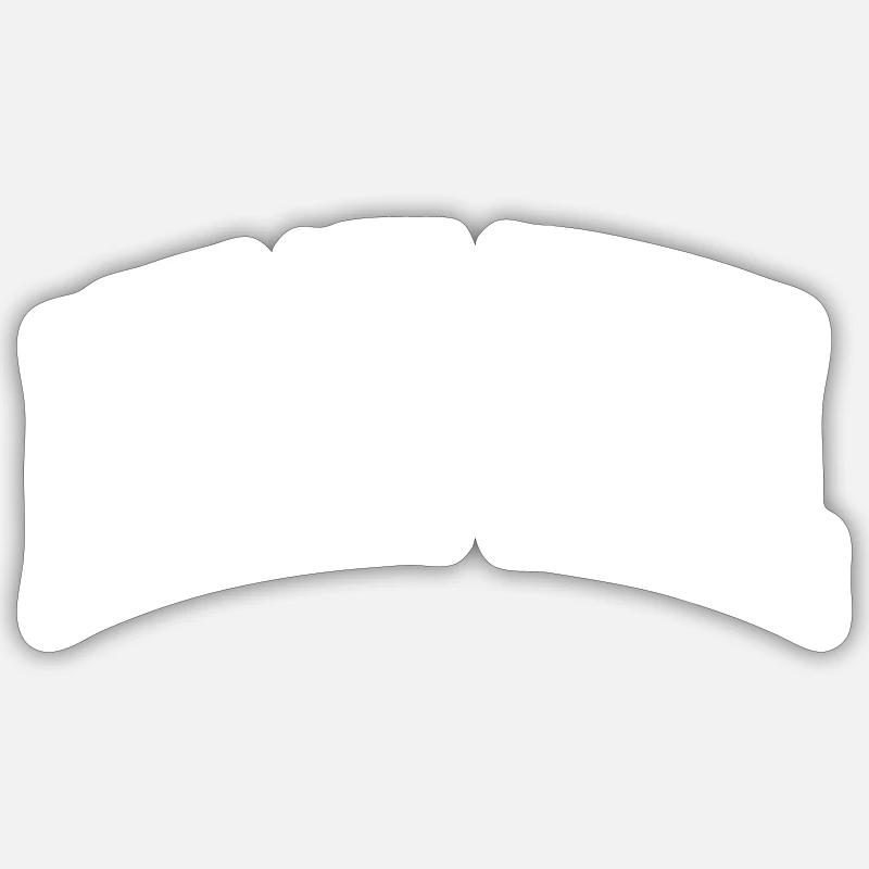 Le Blanc-Mesnil - Sticker Größe S (10 x 10 cm) - Mattweiß