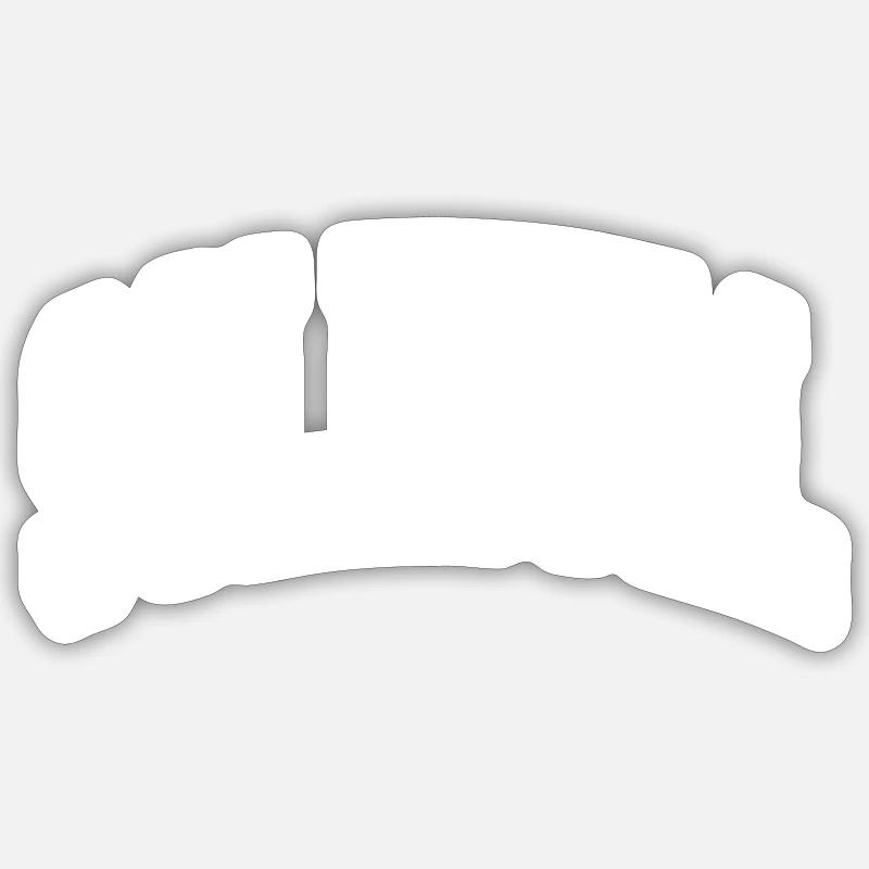 Solihull - Sticker Größe S (10 x 10 cm) - Mattweiß