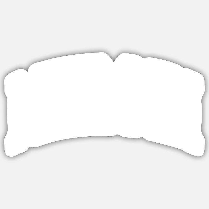 Mersin - Sticker size S (10 x 10 cm) - white matte