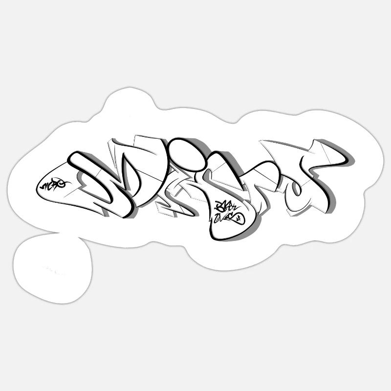 Sticker Größe S (10 x 10 cm) - 