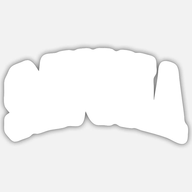 Savona - Sticker Größe S (10 x 10 cm) - Mattweiß