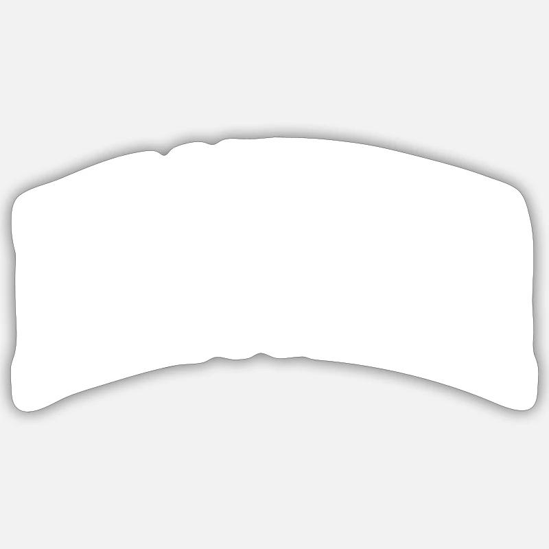 Bergsteiger - Sticker Größe S (10 x 10 cm) - Mattweiß