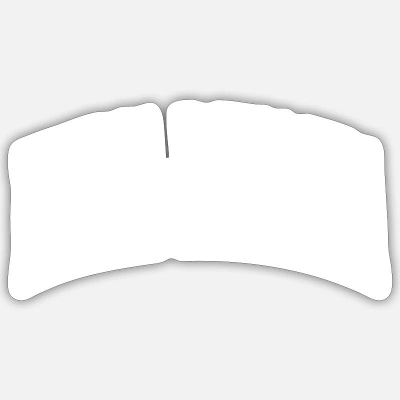 Emilia-Romagna - Sticker Größe S (10 x 10 cm) - Mattweiß