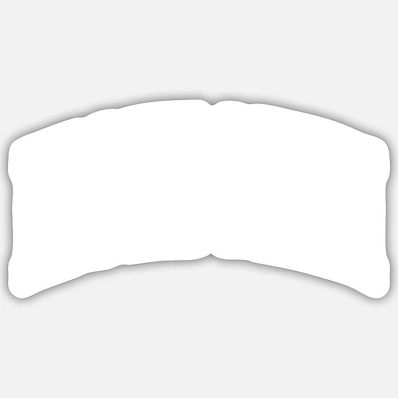 Kickboxen - Sticker Größe S (10 x 10 cm) - Mattweiß