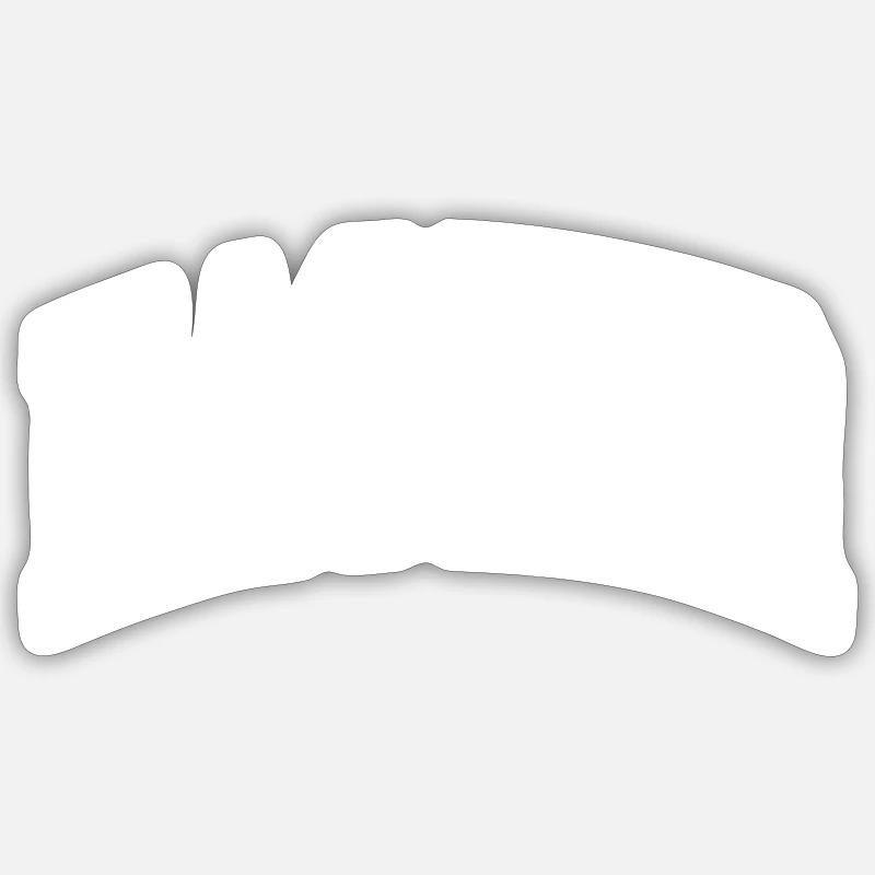 Hacker - Sticker size S (10 x 10 cm) - white matte