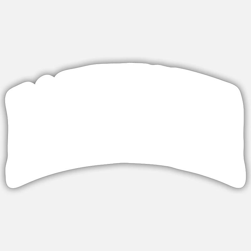 Dachdecker - Sticker Größe S (10 x 10 cm) - Mattweiß