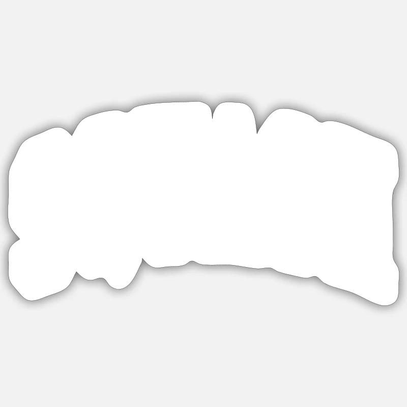Courge - Sticker taille S (10 x 10 cm) - blanc mat