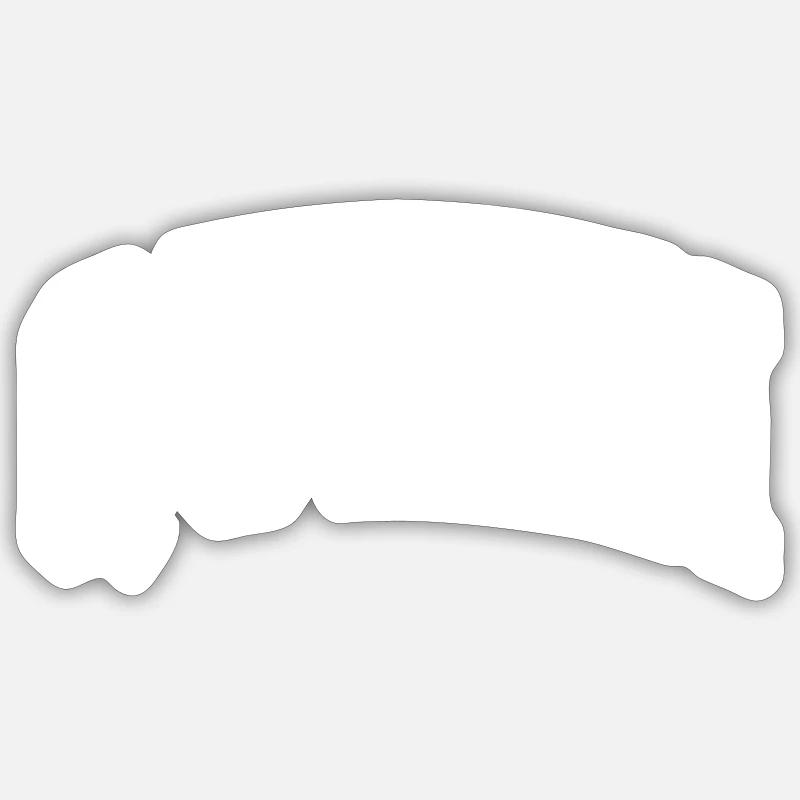 Queen - Sticker Größe S (10 x 10 cm) - Mattweiß