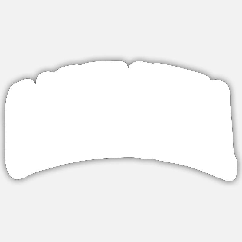 Carthagène - Sticker taille S (10 x 10 cm) - blanc mat