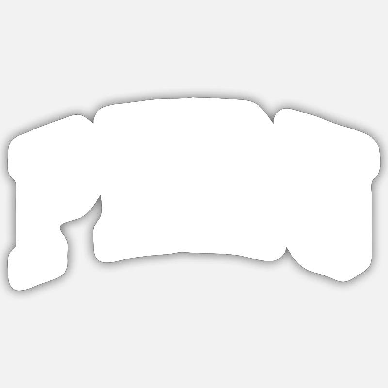 Peru - Sticker size S (10 x 10 cm) - white matte