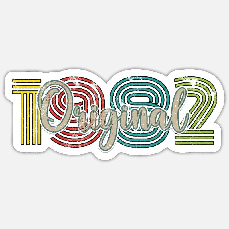 Original 1982 Sticker taille S (10 x 10 cm)