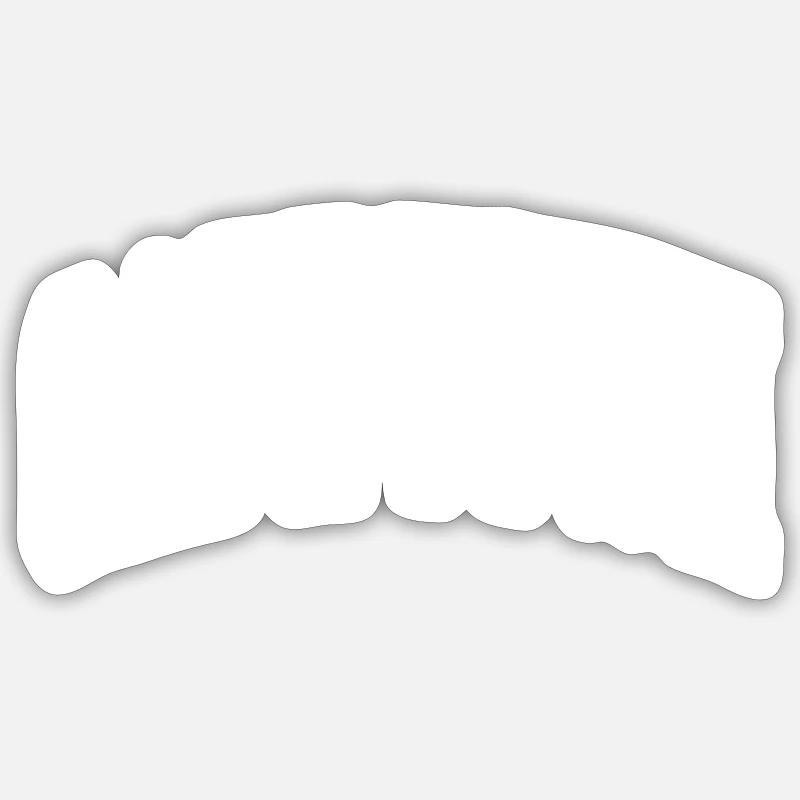 Cape Town - Sticker size S (10 x 10 cm) - white matte