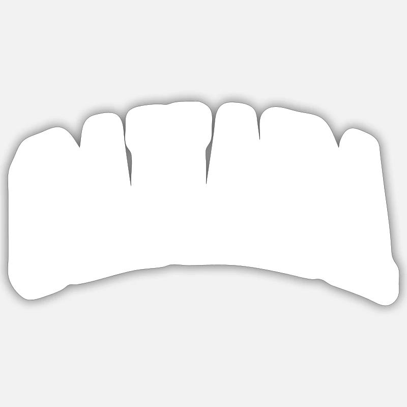 Canada - Sticker taille S (10 x 10 cm) - blanc mat