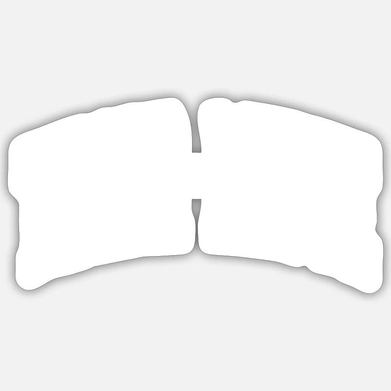 Timor oriental - Sticker taille S (10 x 10 cm) - blanc mat