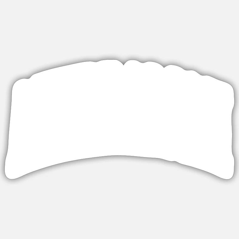 Azerbaïdjan - Sticker taille S (10 x 10 cm) - blanc mat