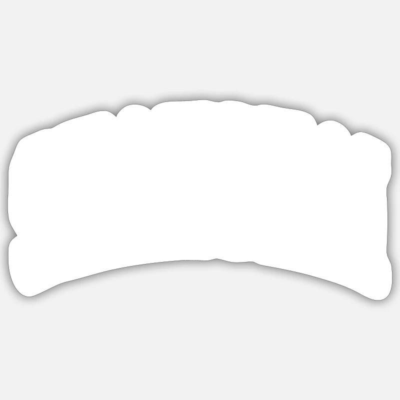 Shanghai - Sticker Größe S (10 x 10 cm) - Mattweiß