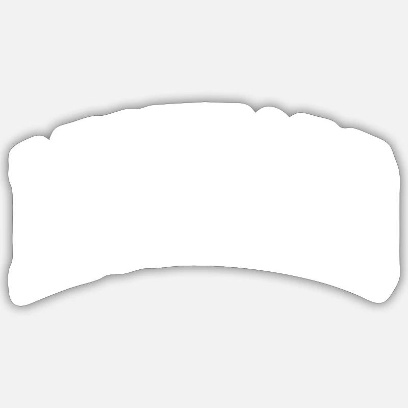 Leonhard - Sticker size S (10 x 10 cm) - white matte