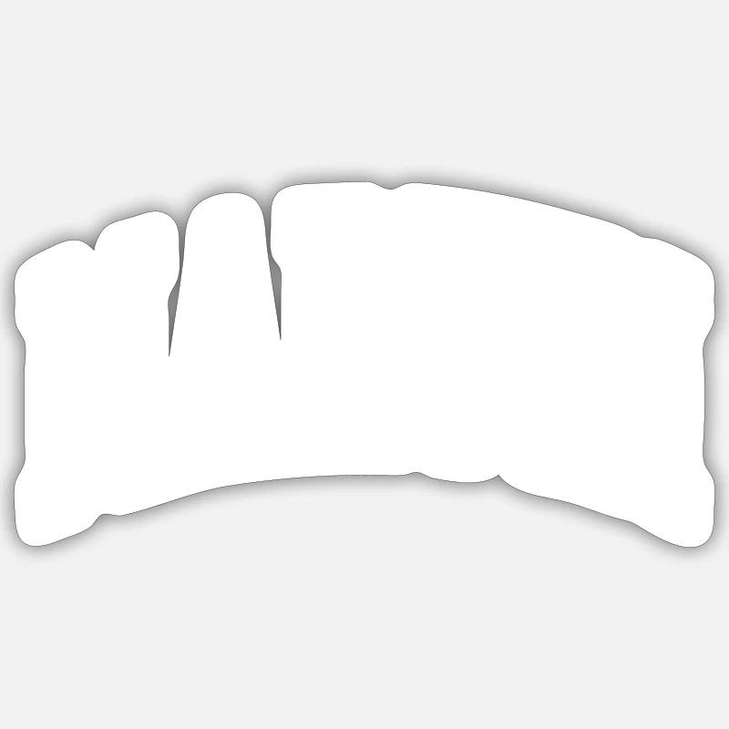 Martin - Sticker Größe S (10 x 10 cm) - Mattweiß