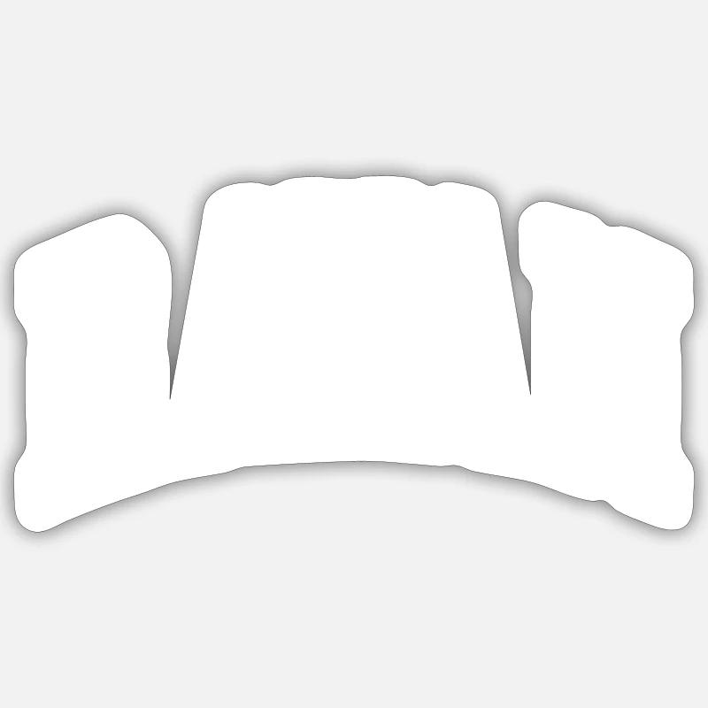 Rayan - Sticker size S (10 x 10 cm) - white matte