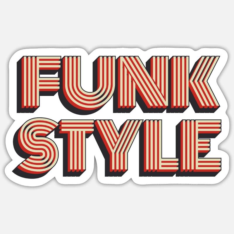 Funk Style Sticker taille S (10 x 10 cm)