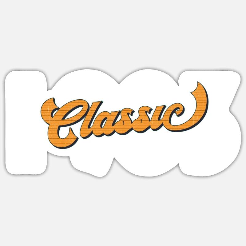 Classique 1983 Sticker taille S (10 x 10 cm)