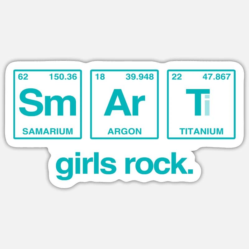 SMART GIRLS ROCK - Système Perdiode Elements Sticker taille S (10 x 10 cm)