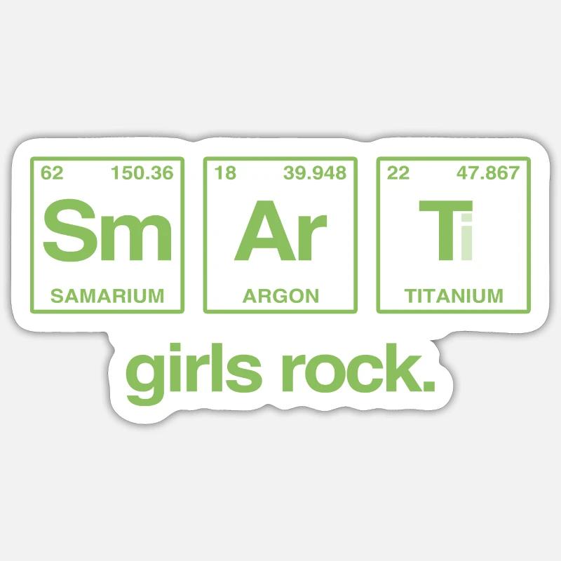 SMART GIRLS ROCK - Système Perdiode Elements Sticker taille S (10 x 10 cm)