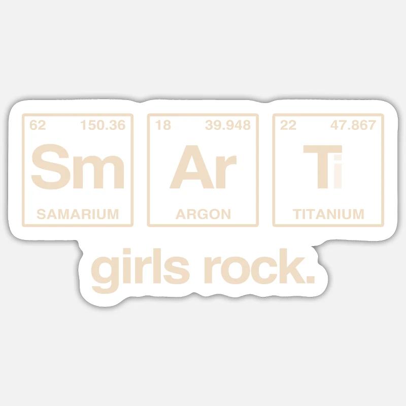 SMART GIRLS ROCK - Système Perdiode Elements Sticker taille S (10 x 10 cm)