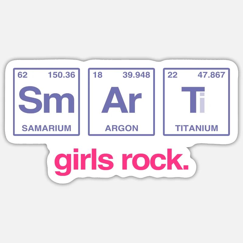 SMART GIRLS ROCK - Système Perdiode Elements Sticker taille S (10 x 10 cm)