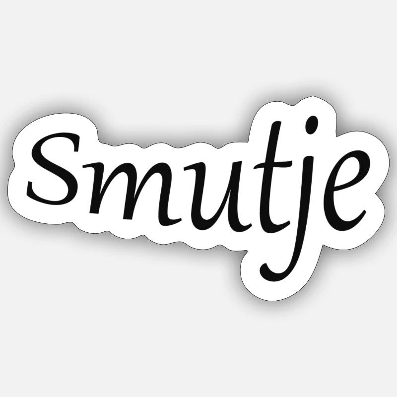 Smutje - Sticker taille S (10 x 10 cm) - blanc mat