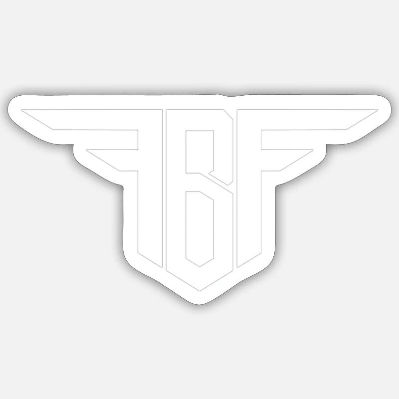 logo - Sticker taille S (10 x 10 cm) - blanc mat