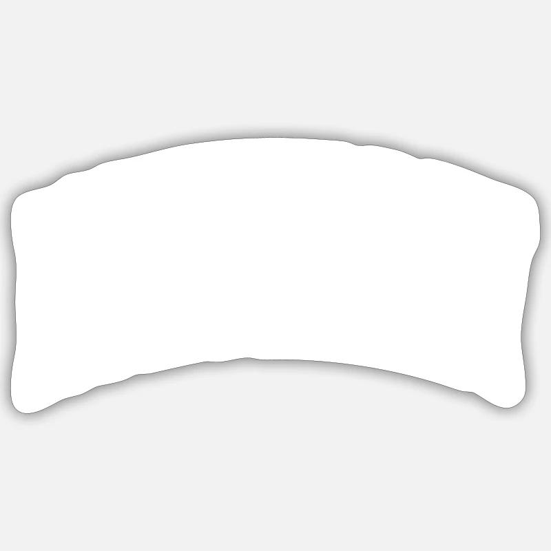 Monterrey - Sticker Größe S (10 x 10 cm) - Mattweiß