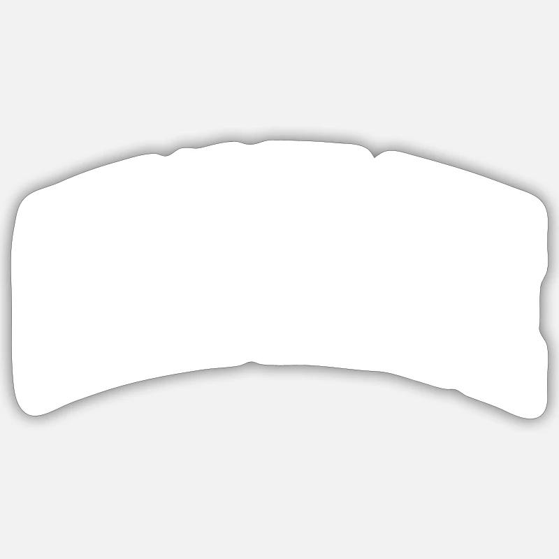 Ciudad del Este - Sticker taille S (10 x 10 cm) - blanc mat