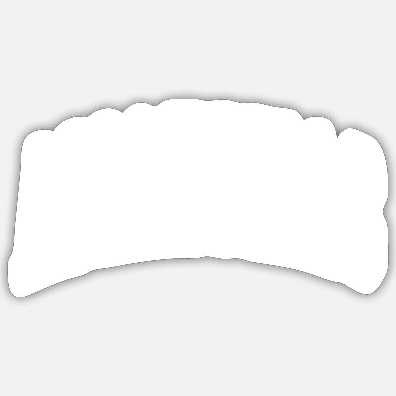Amazone - Sticker taille S (10 x 10 cm) - blanc mat