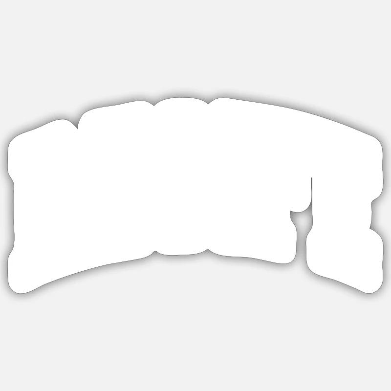 Recife - Sticker taille S (10 x 10 cm) - blanc mat