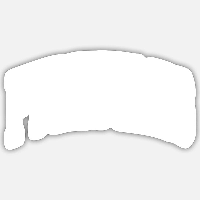 Pyongyang - Sticker Größe S (10 x 10 cm) - Mattweiß