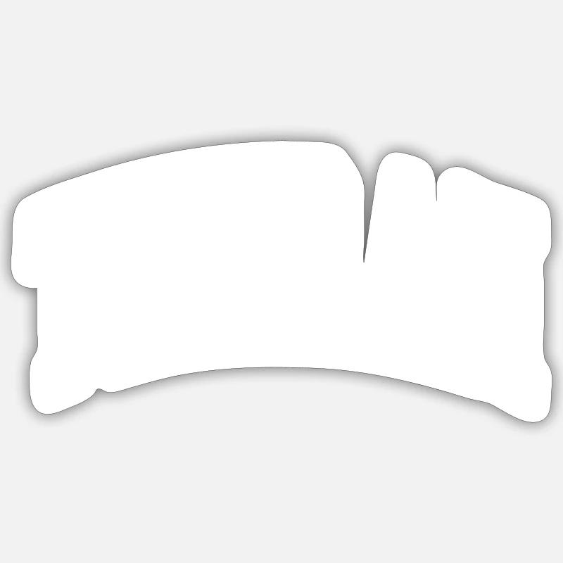 Teheran - Sticker Größe S (10 x 10 cm) - Mattweiß