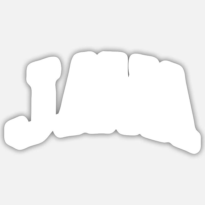 Java - Sticker taille S (10 x 10 cm) - blanc mat