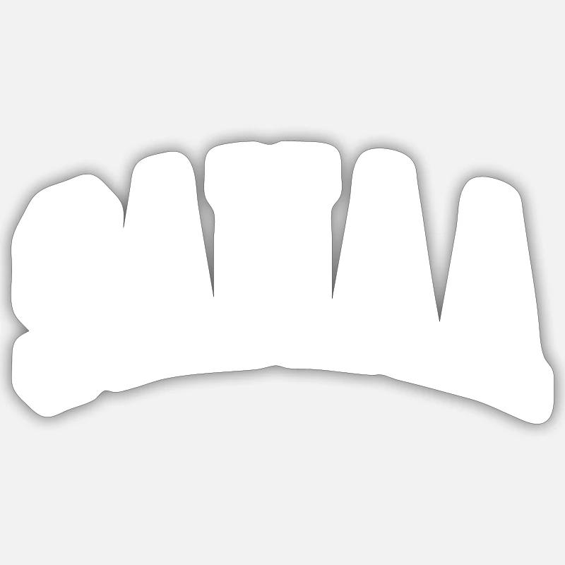 Sanaa - Sticker taille S (10 x 10 cm) - blanc mat