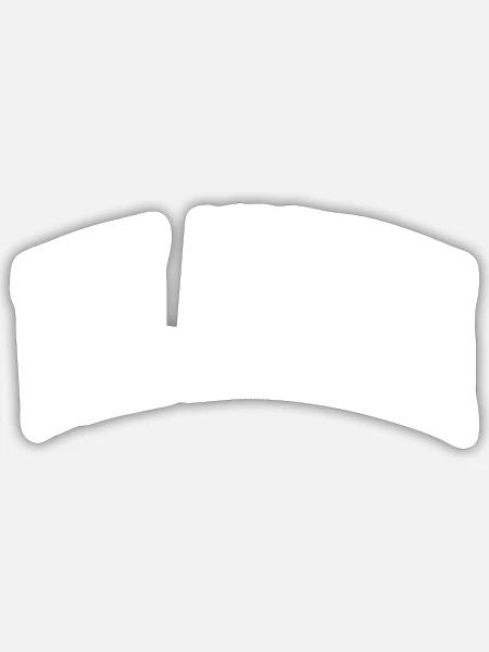 Weil am Rhein - Sticker Größe S (10 x 10 cm) - Mattweiß