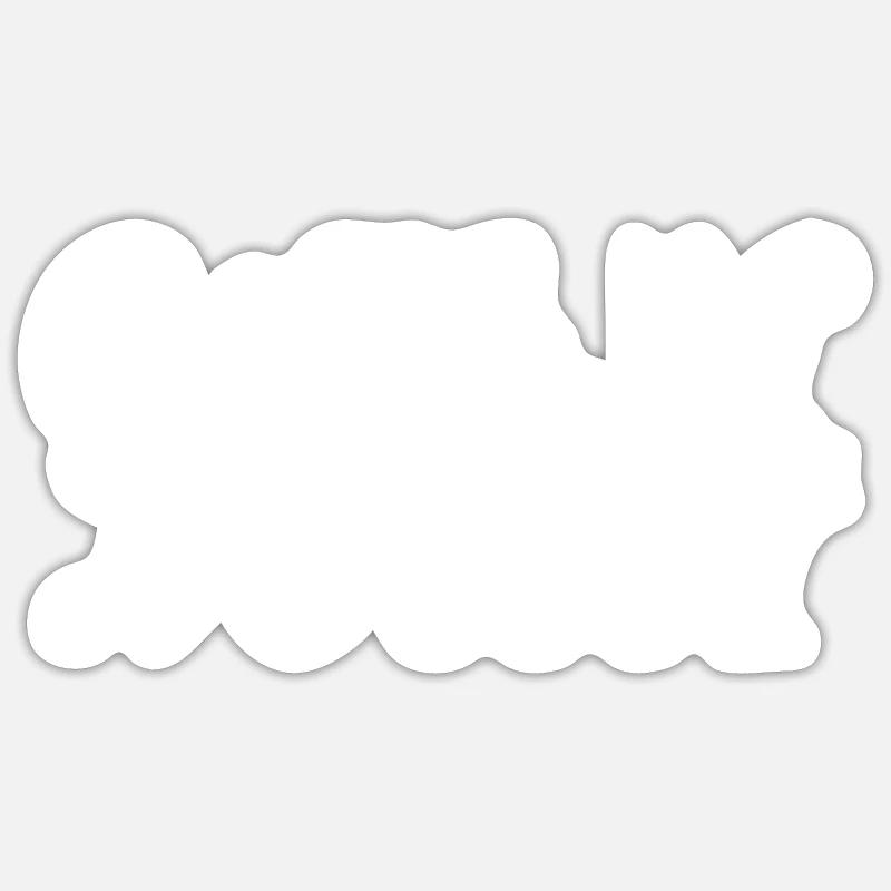 Calm Down Sticker size S (10 x 10 cm)