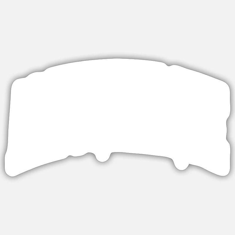 Albuquerque - Sticker taille S (10 x 10 cm) - blanc mat