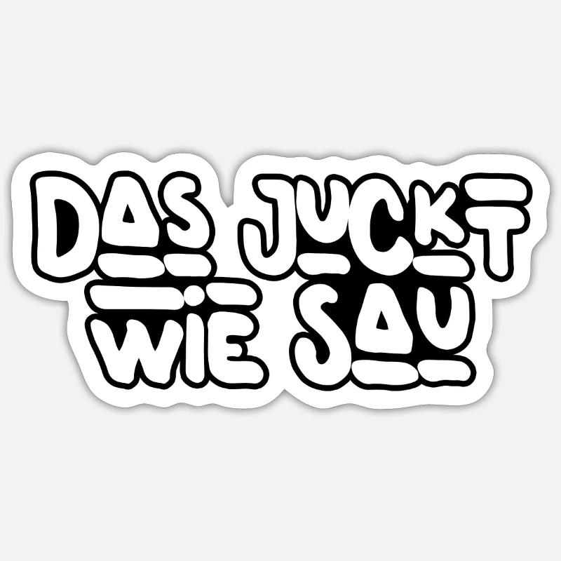 Das juckt Sticker Größe S (10 x 10 cm)