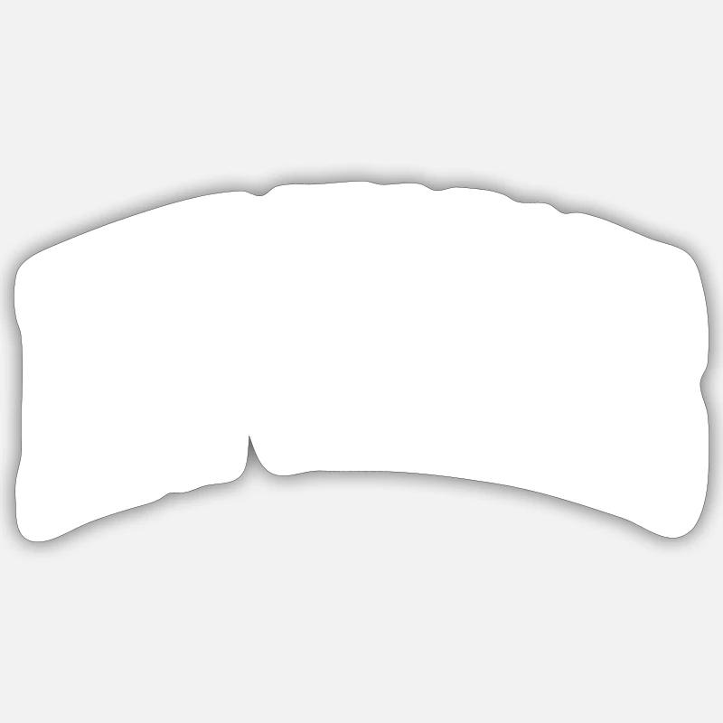 New Orleans - Sticker Größe S (10 x 10 cm) - Mattweiß