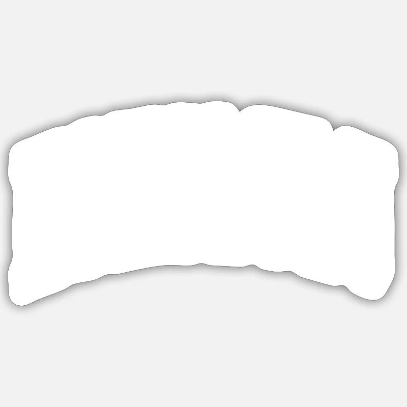 Honolulu - Sticker size S (10 x 10 cm) - white matte