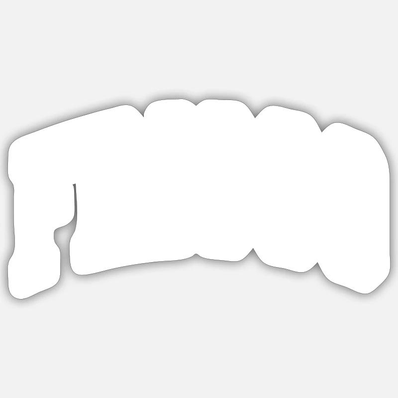 Frisco - Sticker size S (10 x 10 cm) - white matte