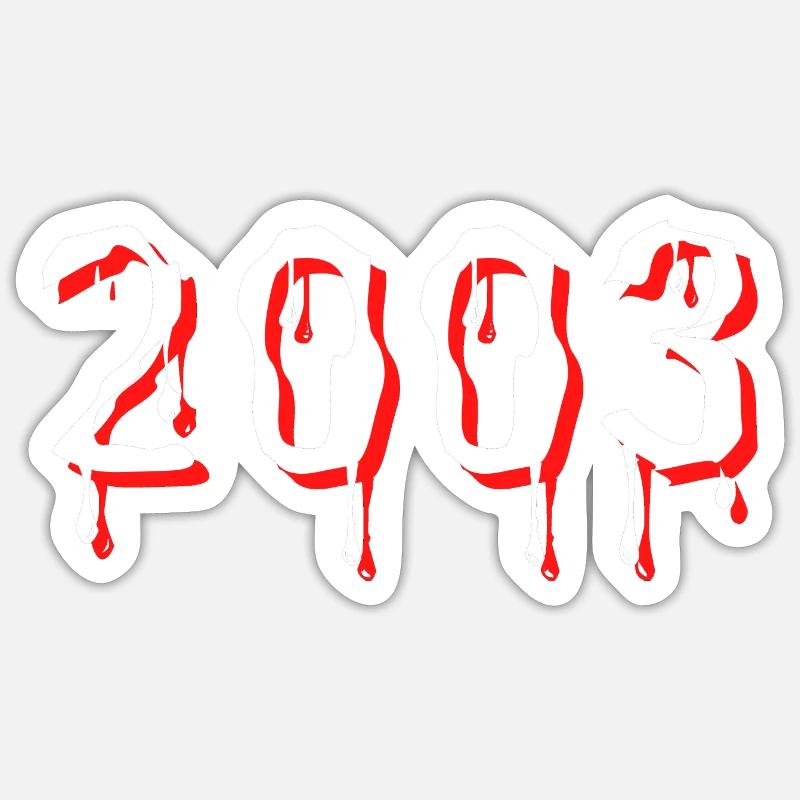 2003 Sticker taille S (10 x 10 cm)